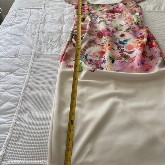 Matertinity dress, True Violet dress, UK 10, US 4-6| Color: Cream/Pink floral - Picture 4 of 8